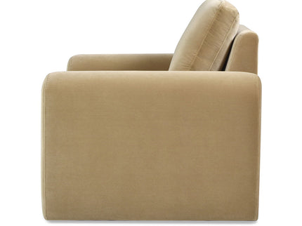 Mason - Arched Arm Chair - Camel Brown Beige