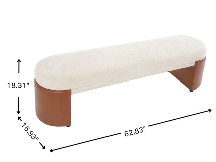 Upholstered Indoor Dining Bench