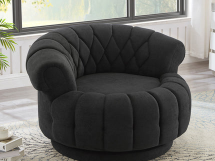 Round Swivel Accent Chair With Rotation