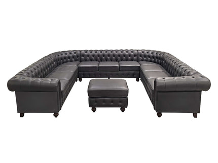Chesterfield Vintage Style U - Shape Sectional
