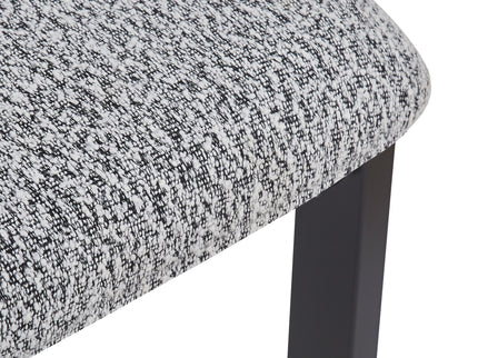 Modern Upholstered Armless Dining Chairs With Metal Legs