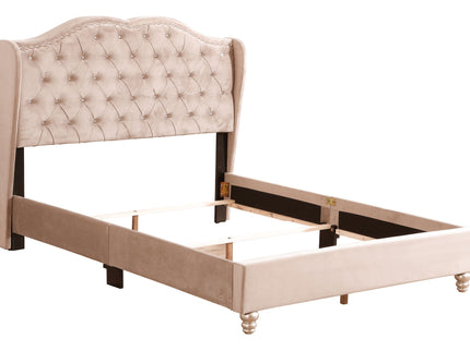 Upholstered Bed Transitional