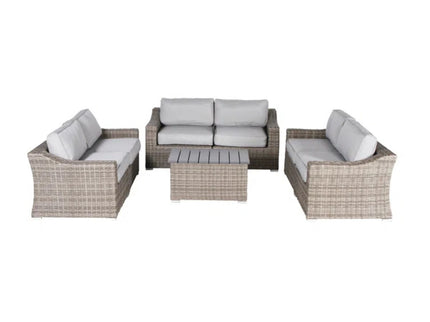 Stylish Sofa Seating Group With Cushions Perfect For Outdoor Gatherings