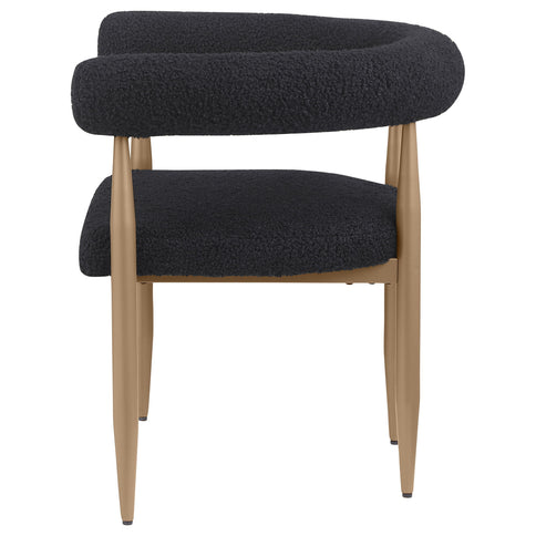 Crofton - Upholstered Dining Arm Chair (Set of 2) - Black