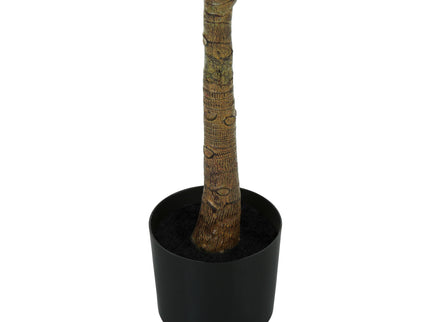 47" Tall, Artificial Plant, Fiddle Tree, Indoor, Fake, Floor, Greenery, Potted, Real Touch, Decorative - Green / Black