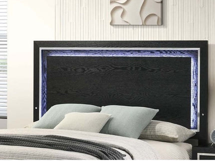 Modern Bed With Built In LED Light