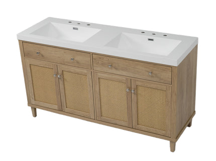 Bathroom Vanity With Double Sink, Large Storage Space