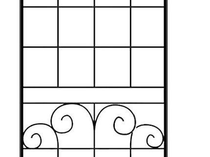 Metal Garden Trellis For Climbing Plants Outdoor Rustproof Plant Support Rose Trellis Netting Trellis