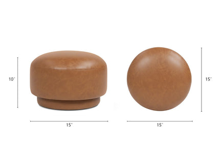 Fuji - Mushroom Footstool Ottoman With Compact Design