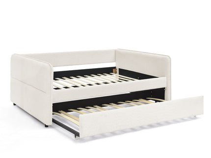 Upholstered Daybed With Pop Up Trundle