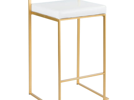 Fuji - Contemporary / Glam Design Counter Stool (Set of 2)