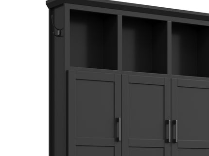 Hall Tree With 4 Hidden Cabinets