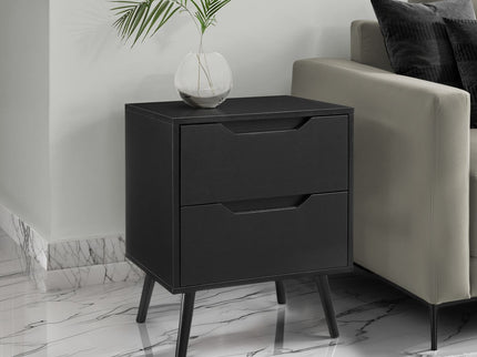 Modern Accent Table With Storage Drawers