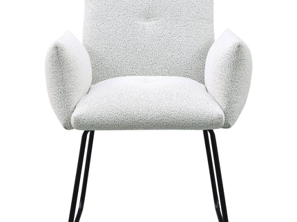 Donica - Upholstered Dining Arm Chair (Set of 2) - Light Gray