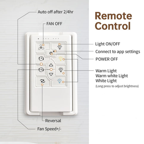 DC Motor Ceiling Fan With Dimmable Light And 8 Blade Aluminum Blades - Nickel