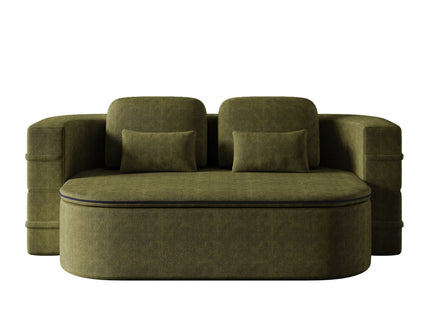 2 In 1 Foldable Sofa Bed With Multi Functional Blanket, Floor Lounge Sofa