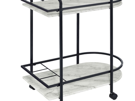 Serving Cart With Wine Rack