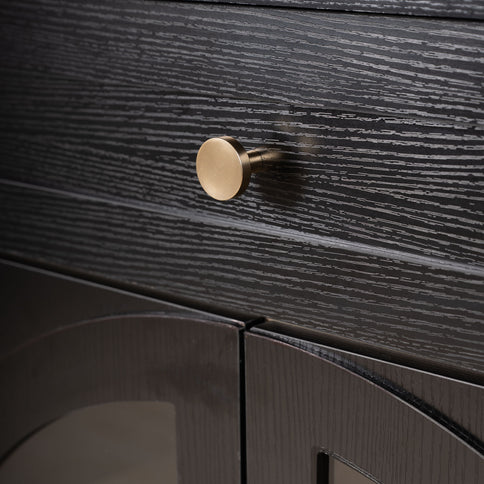 Modern Sideboard Cabinet With 1 Drawer And 2 Arched Doors