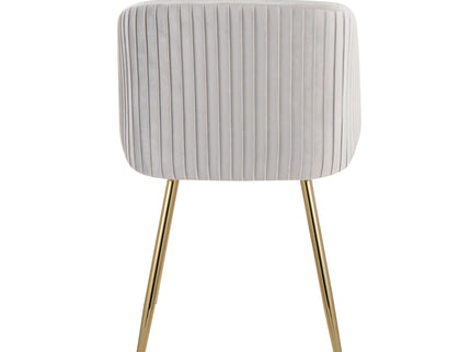 Fran - Pleated Waves Contemporary Chair (Set of 2)