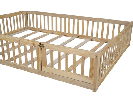 House Platform Bed With Guardrail