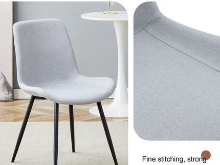 Modern Medieval Style Restaurant Cushioned Chairs With Suede Backrests