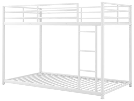 Metal Bunk Bed, Low Bunk Bed With Ladder
