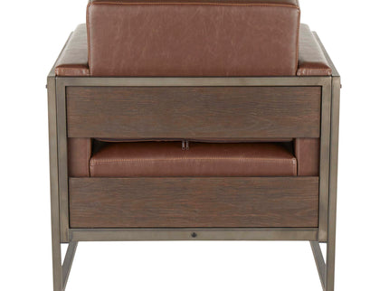 Drift - Industrial Lounge Chair - Espresso