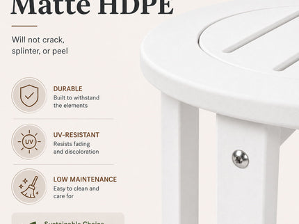 Round Outdoor Side Table