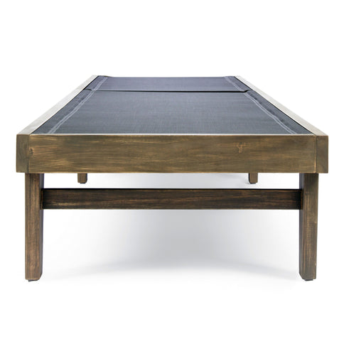 Summerland Chaise Lounge Dark Mesh Outdoor Seating - Dark Gray