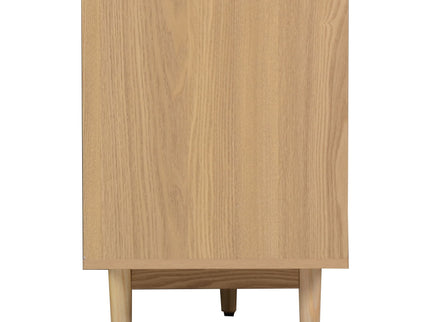 TV Stand With Doors - Natural