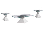Pearl Silver / 3 Pc. Coffee Table, 2 End Tables