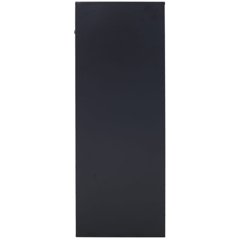 Large Steel Freestanding Floor Parcel Package Drop With Locking Letterbox Drop Mail Box With Multi Compartments - Black