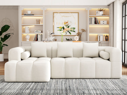 Sectional Free Combined Sofa With 2 Side Pockets