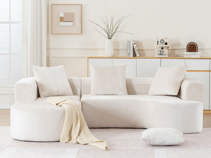 Modular Sectional Sofa With L Shape Chaise With Deep Seat