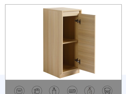 Freestanding Bathroom Vanity With Sink, 1 Small Storage Cabinet, Soft Close Door