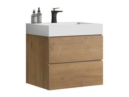 Alice - Bathroom Vanity With Sink, Large Storage Wall Mounted Floating Bathroom Vanity For Modern Bathroom