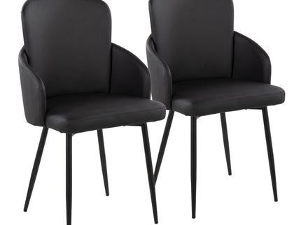 Dahlia - Contemporary Elegant Design Dining Chair (Set of 2)