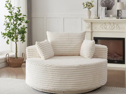 Swivel Chair With 360° Rotation For Living Room