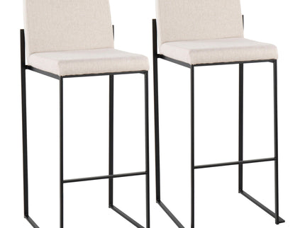 Fuji - Contemporary High Back Barstool Elegant Design