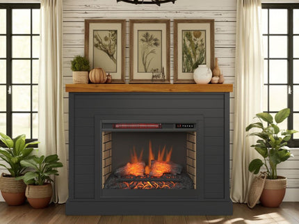 48" Fireplace With Mantel