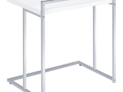 Rectangular Top Snack Table - White