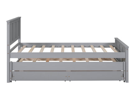 Platform Bed With Trundle And Drawers