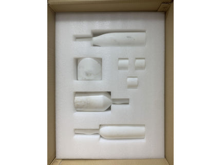 7 Pieces Luxury Natural Marble Living Room Accessories Set