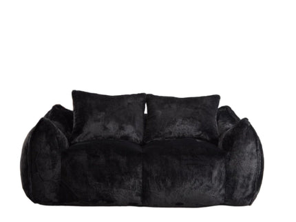 Giant Bean Bag Couch, Ultra Soft Fluffy Loveseat For Living Room