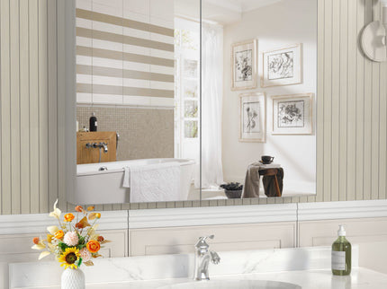 Medicine Cabinet, Wall Mounted Bathroom Mirror With Storage