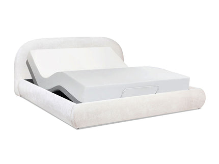 Archie Puffy Grounded - Upholstered Platform Bed