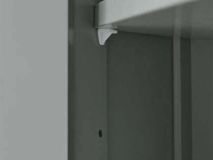 Bathroom Cabinet Triangle Corner Storage Cabinet With Adjustable Shelf Modern Style