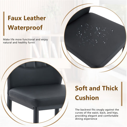 Dining Chairs With Shell Pattern, Comfort And Style