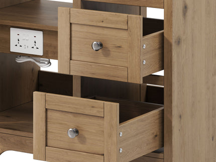 Double Sink Bathroom Vanity With Countertop, 2 Ceramic Sinks, 6 Drawers, Soft Close Design