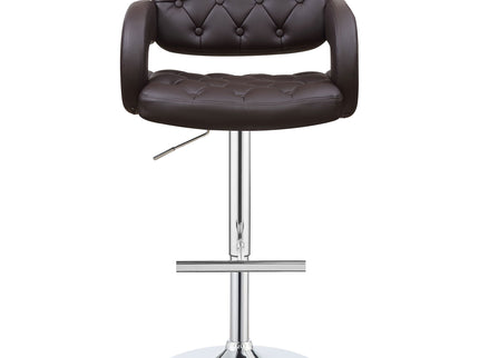 Adjustable Bar Stool With Upholstery